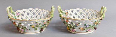 Lot 380 - A Pair of 20th Century Meissen Twin-Handled...