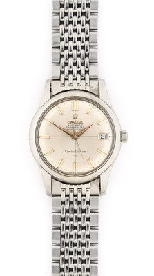 Lot 2358 - Omega: A Stainless Steel Automatic Calendar...