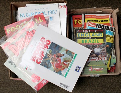 Lot 367 - Various Football Programmes