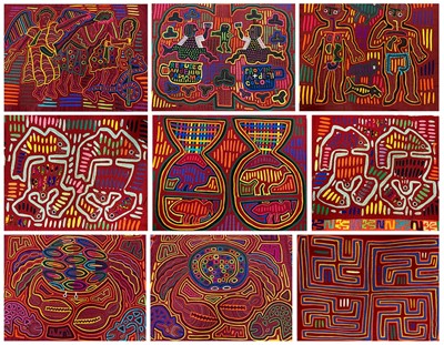 Lot 2263 - Collection of 20th Century Molas from San Blas...