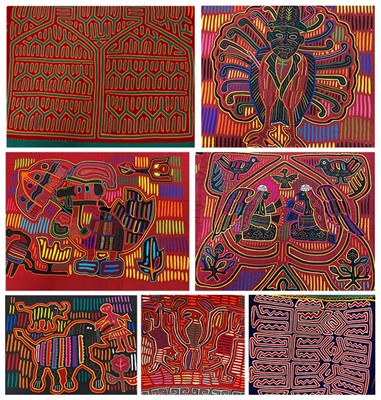 Lot 2266 - Collection of 20th Century Molas from Sans...