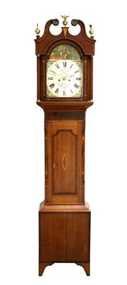 Lot 574 - An Interesting Oak and Mahogany Eight Day...