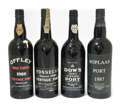 Lot 2141 - Dow's 1980 Vintage Port (one bottle), Fonseca...