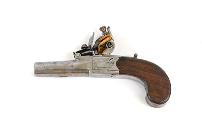 Lot 258 - A Late 18th Century Flintlock Pocket Pistol by...