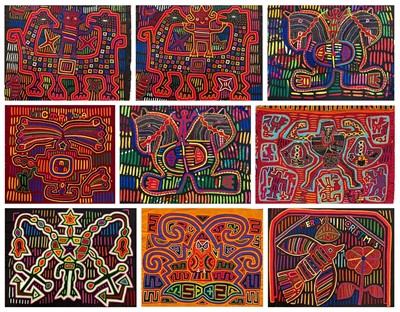 Lot 2261 - Collection of 20th Century Molas from San Blas...