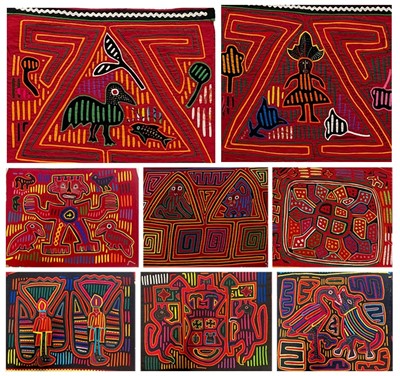 Lot 2257 - Collection of 20th Century Molas from San Blas...