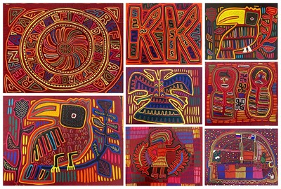 Lot 2258 - Collection of 20th Century Molas from San Blas...