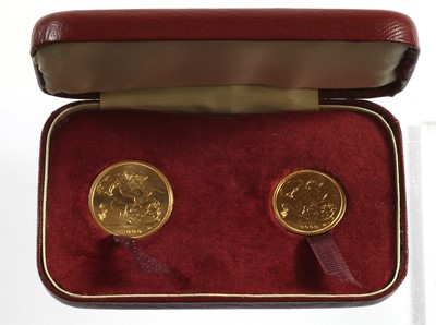 Lot 321 - 2 x Elizabeth II Gold Coins 2000, comprising:...