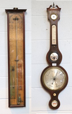 Lot 1415 - An Admiral Fitzroy Barometer and A Wheel...