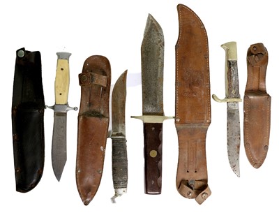Lot 175 - A Small Bowie Knife by William Rodgers,...