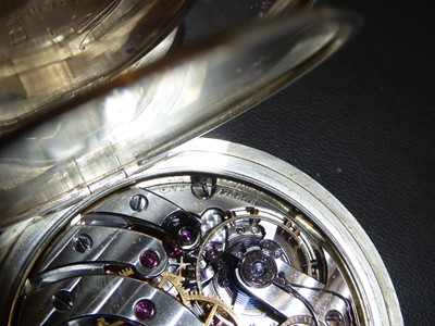 Lot 2237 - Patek Philippe: A Rare Silver Open Faced...