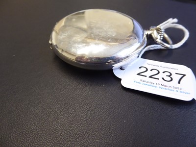 Lot 2237 - Patek Philippe: A Rare Silver Open Faced...