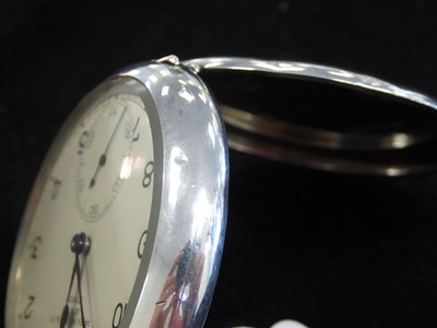 Lot 2237 - Patek Philippe: A Rare Silver Open Faced...