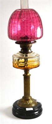 Lot 161 - An oil lamp