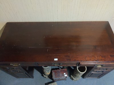 Lot 153 - An Early 20th Century Chinese Hardwood Double...