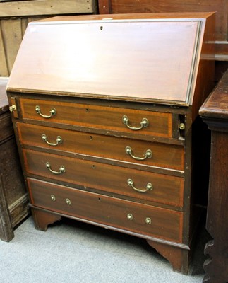 Lot 1308 - An Edwardian Mahogany Satinwood Crossbanded...