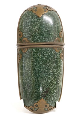 Lot 191 - A Brass-Mounted Shagreen Glasses Case, 19th...