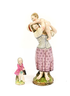Lot 167 - A Berlin Porcelain Figure of a Boy, 19th...