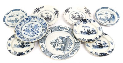 Lot 185 - A Pair of Delft Pancake Plates, mid 18th...