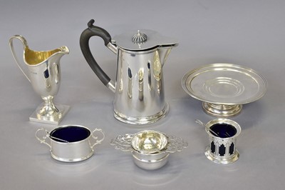 Lot 53 - A Collection of Assorted Silver, comprising a...