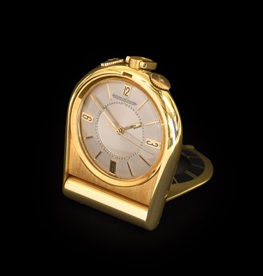 Lot 2397 - Jaeger LeCoultre: A Gold Plated Centre Seconds...