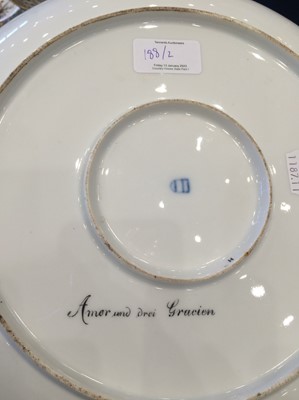 Lot 188 - A "Vienna" Porcelain Plate, circa 1900,...