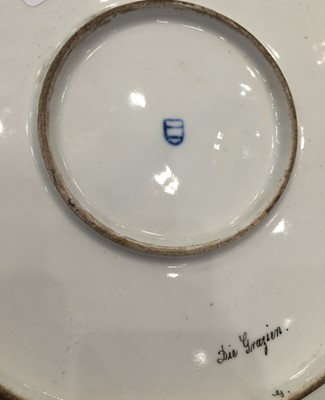 Lot 188 - A "Vienna" Porcelain Plate, circa 1900,...