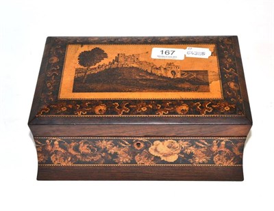 Lot 167 - Tunbridgeware workbox