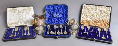 Lot 78 - A Collection of Assorted Silver, comprising a...