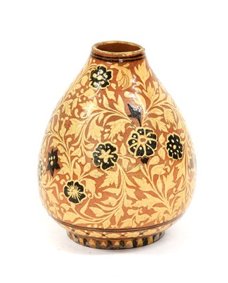 Lot 203 - A Persian Slipware Vase, of pear form...