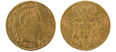 Lot 397 - Portugal, Joao V (1720-56) 4 Escudos (Peca)...