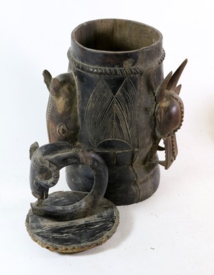 Lot 230 - A Songye Small Power Figure (Nkisi), DRC, of...