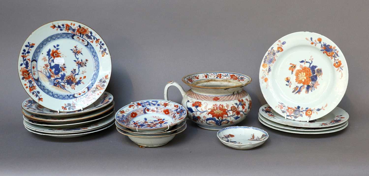 Lot 63 - A Collection of Chinese Imari Porcelain, 18th...