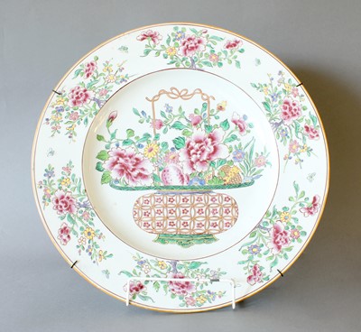 Lot 9 - A Samson Porcelain Dish in Chinese Style,...
