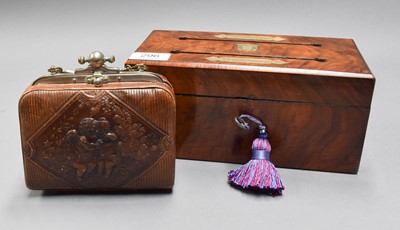 Lot 296 - An Early Victorian Mahogany Correspondance Box,...