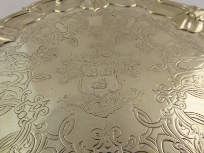 Lot 2116 - A Victorian Silver Waiter