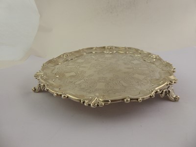 Lot 2116 - A Victorian Silver Waiter