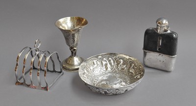Lot 122 - A Collection of Assorted Silver, including a...