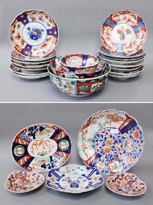 Lot 118 - A Collection of Imari Porcelain, Meiji period...