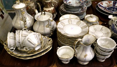 Lot 84 - A KPM Porcelain Part Tea and Coffee Service,...