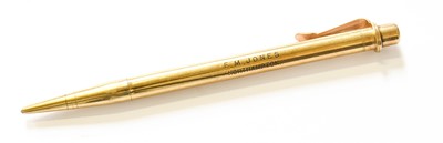 Lot 52 - A George V Gold Pencil, by Sampson Mordan and...
