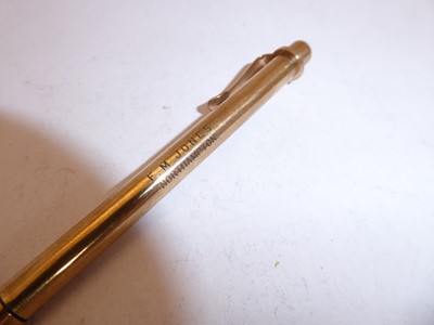 Lot 52 - A George V Gold Pencil, by Sampson Mordan and...