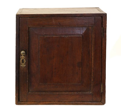 Lot 621 - An Oak Spice Cupboard, late 17th/early 18th...