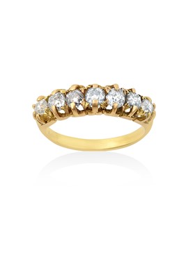 Lot 25 - A Diamond Seven Stone Ring, the old cut...