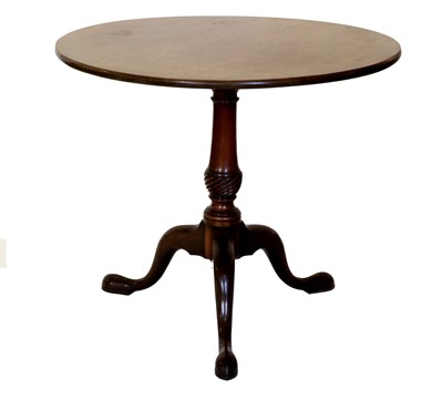 Lot 648 - A George III Mahogany Tripod Table, late 18th...