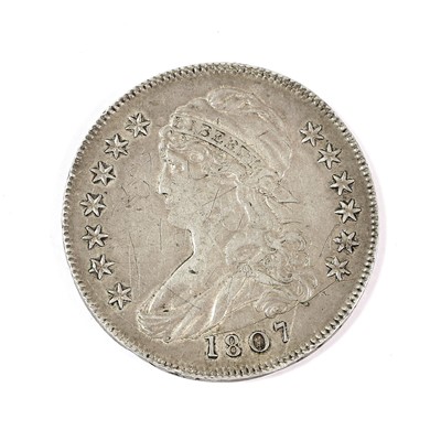 Lot 227 - USA, 'Capped Bust' Half Dollar 1807 Small...