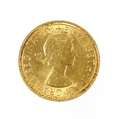 Lot 307 - Elizabeth II, Sovereign 1958, obv. young head...