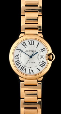 Lot 2251 - Cartier: A Fine 18 Carat Rose Gold Automatic...