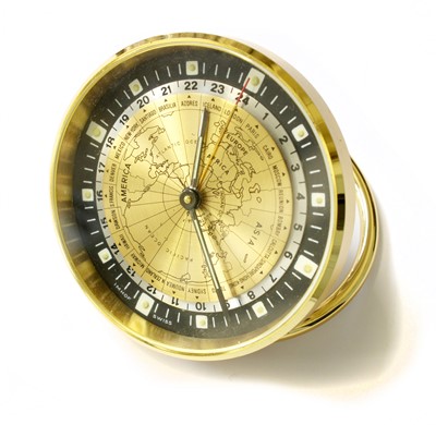 Lot 173 - A Travelling Alarm Quartz Timepiece with...