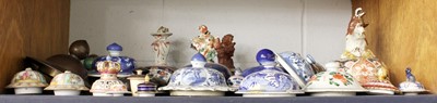 Lot 44 - A Collection of Various Porcelain Lids, 17th...